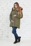 Куртка 2в1 для беременных 10840 хаки