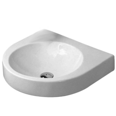 Duravit Architec 449580000 Раковина без перелива, с плоскостью под смес., с намеченным отв. для дозатора мыла справа и для смесителя слева, 575x520мм, цвет: бел фото