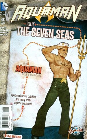 Aquaman #43 (Bombshells variant cover)