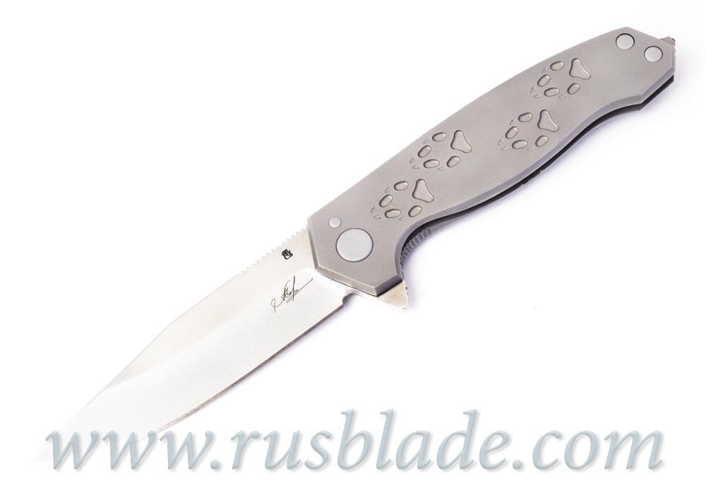 Cheburkov Wolf M390 Titanium limited Knife