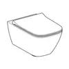 Geberit Smyle Square 500.685.01.2 Унитаз подвесной безободковый Rimfree® в комплекте с сиденьем (сэндвич) с плавным закрыванием SoftClose и быстросъемный кре