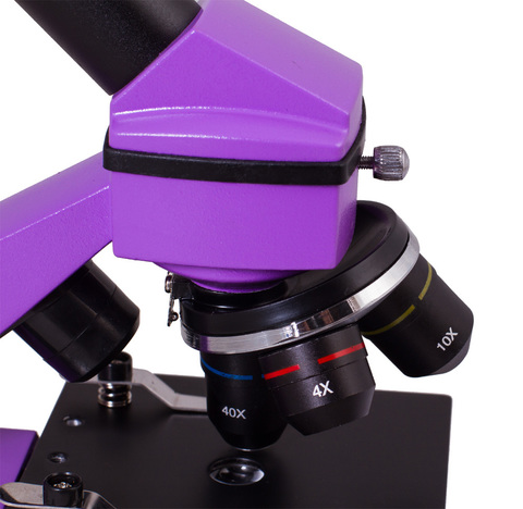 Микроскоп Levenhuk Rainbow 2L PLUS Amethyst\Аметист
