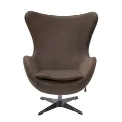 Кресло EGG STYLE CHAIR латте, искусственная замша