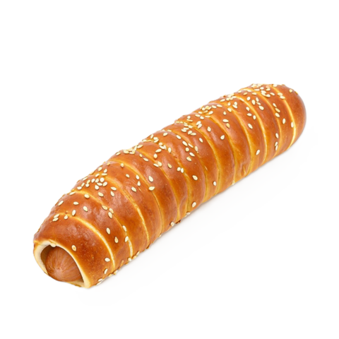 Брецель-дог с кунжутом 160 г. (валом) (вл.35)