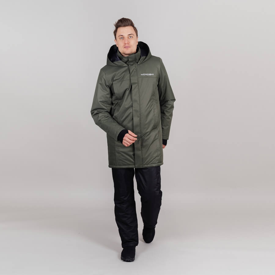 Зимний лыжный костюм мужской Nordski Premium khaki
