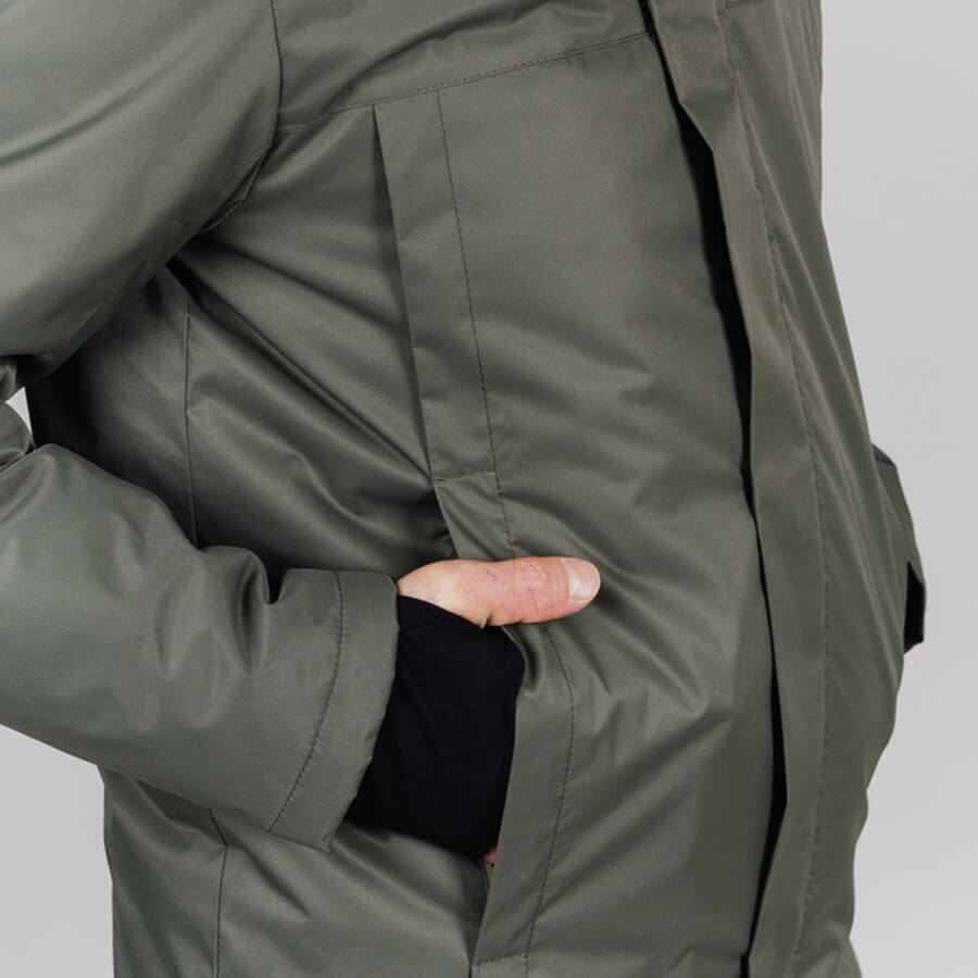 Зимний лыжный костюм мужской Nordski Premium khaki - 3