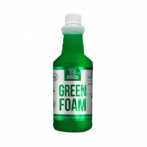 Chemical Russian Green Foam - Шампунь для бесконтактной мойки, 1 л