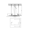 Gessi Inciso 58248#707 Душевая головка настенная, шарнирная на 1/2”, 300мм, цвет: brushed black metal pvd