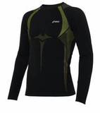 Беговая футболка ASICS M's  SEAMLESS  L/S  TOP с длинным рукавом черная