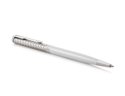 Ручка шариковая Parker Sonnet Premium Slim, Metal & Pearl PGT CT (1931551)