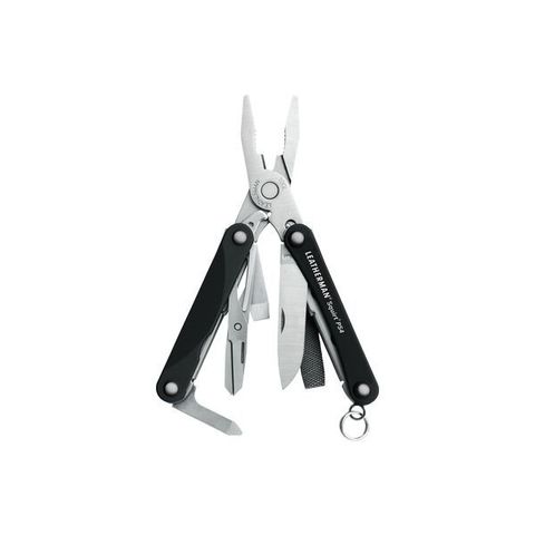 Мультитул-брелок Leatherman Squirt PS4 Black, 9 функций (831233) цвет чёрный | Multitool-Leatherman.Ru