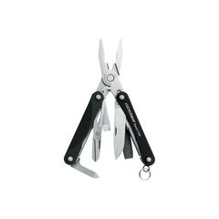 Мультитул-брелок Leatherman Squirt PS4 Black, 9 функций (831233) цвет чёрный | Multitool-Leatherman.Ru