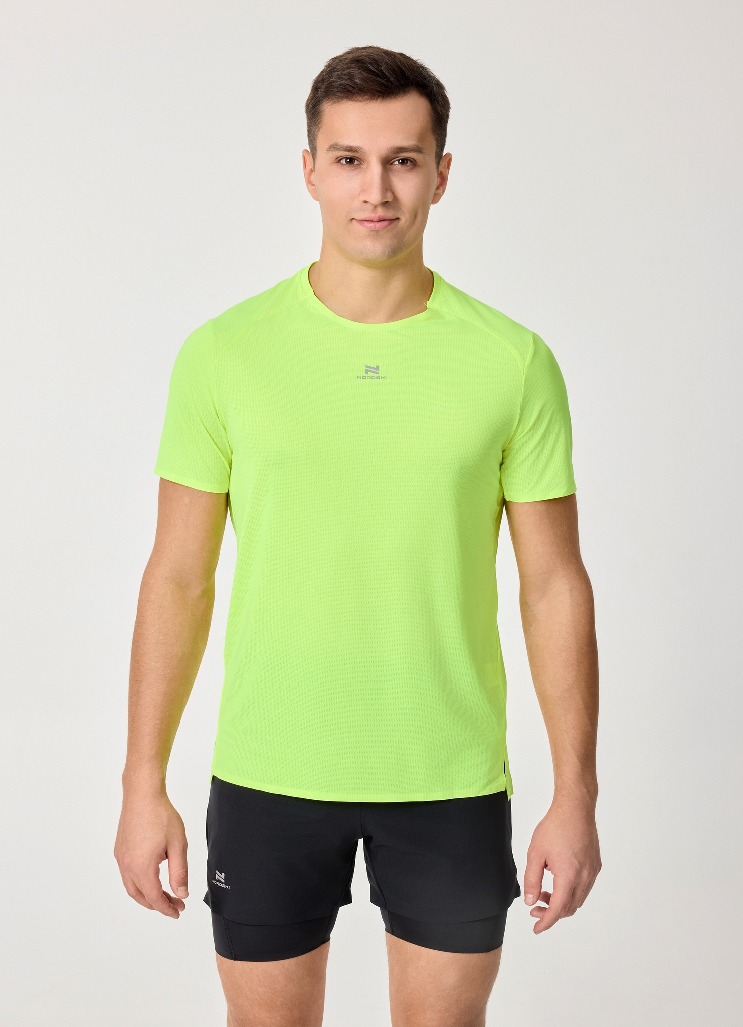 Мужская тренировочная футболка Nordski neon lemon