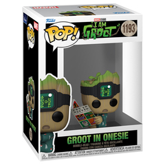 Funko POP! Bobble Marvel I Am Groot Groot In Onesie With Book (1193)