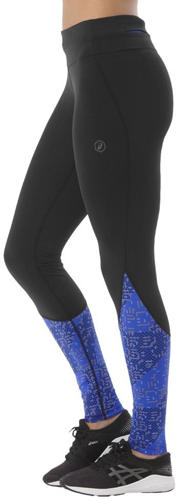 Тайтсы для бега женские Asics Racetight черные-синие - 4