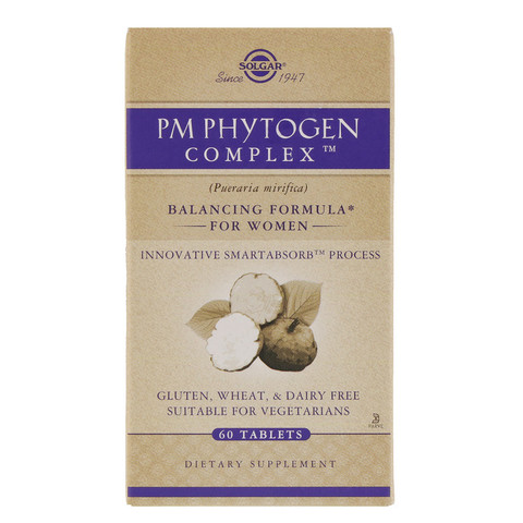 Solgar, Комплекс PM PhytoGen, 60 таблеток