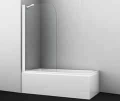 WasserKRAFT Leine 35P01-80WHITE FIXED Шторка для ванны, цвет: белый фото
