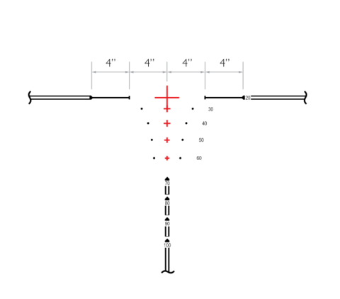 ПРИЦЕЛ HAWKE XB30 ~ CROSS BOW 1-5X24 SR IR