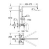 GROHE Euphoria System 26243000 Душевая система с термостатом и изливом на ванну