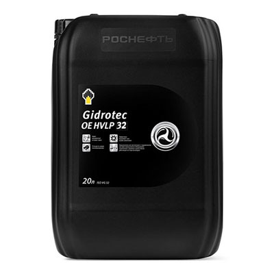 Масло гидравлическое РОСНЕФТЬ Gidrotec OE HVLP 32 минеральное 20 л