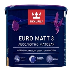 Краска интерьерная Euro Matt-3 Tikkurila 9л
