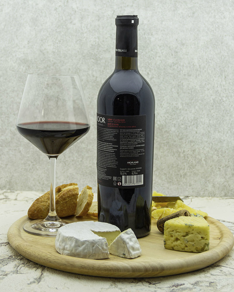 Вино Koor Красное Сухое Резервное 2015 г.у. 13,5% 0,75 л, Армения