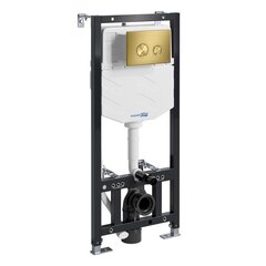 WasserKRAFT Aller 10TLT.010.ME.MG01 Инсталляция для унитаза с клавишей, цвет: золото фото