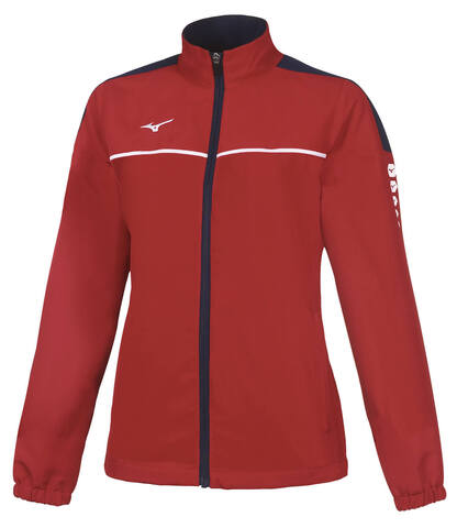 Спортивный костюм женский Mizuno Micro Tracksuit красный-синий (Распродажа)