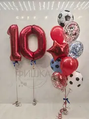 Набор с футбольными мячами №195