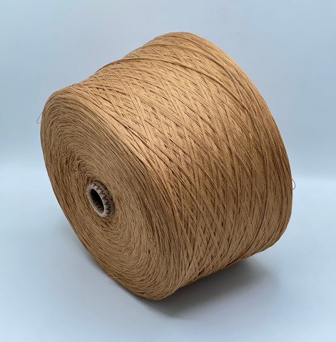 Бобинная пряжа,Cotton combed, 282м(смотка в 6 нитей). 100%Хлопок, Кэмел(793), 41423