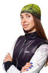 Шапка KV+ Premium черный\зеленый, 22A02.106