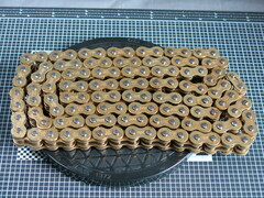 Цепь DID 520 hv 120 звеньев сальниковая усиленная для мотоцикла 200-300сс