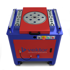 Станок для гибки арматуры Vektor GW42SA с доводчиком - [3 кВт / до 40 мм / с концевиком]