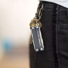 Мультитул-брелок Leatherman Squirt PS4 Black, 9 функций (831233) цвет чёрный | Multitool-Leatherman.Ru