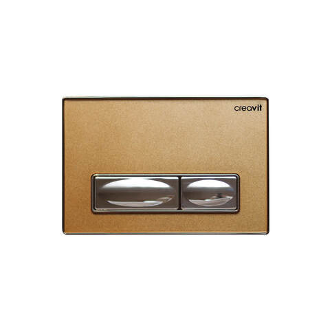 Creavit GP4008.00 Кнопка для инсталляции, цвет: золото