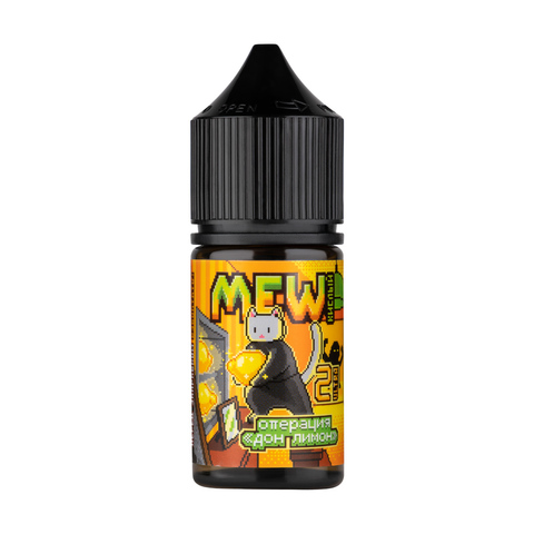 Жидкость MEW Salt 2% ULTRA 30 ml - Операция Дон Лимон (лимонный джем)