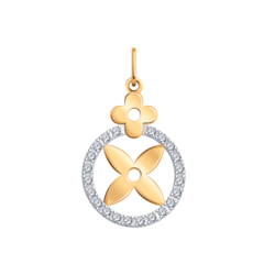 50345-podveska-klever-v-kruge-iz-zolota-585-proby-s-fianitami