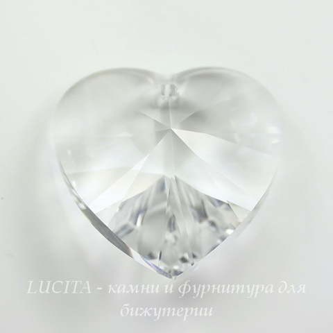 6228 Подвеска Сваровски Сердечко Crystal (14,4х14 мм) ()