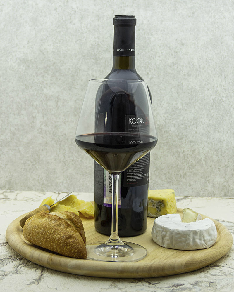 Вино Koor Красное Сухое Резервное 2015 г.у. 13,5% 0,75 л, Армения