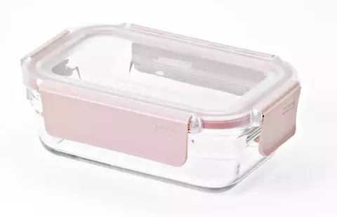 Контейнер Glasslock MRRT-178P Sandy pink (1780ml; -20/+220℃; прямоугольный)