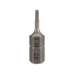 Бита шестигранная HEX 1,5 х25мм S2 1шт SGS 6325-H1.5