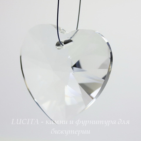 6228 Подвеска Сваровски Сердечко Crystal (14,4х14 мм) ()