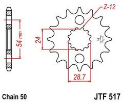 Звезда ведущая JTF517 16