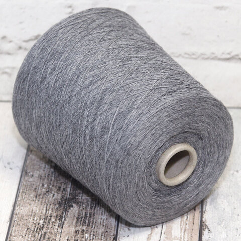 Смесовка с кашемиром (10%) NEW MILL VELOX 1/14.5 серый меланж