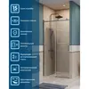 BelBagno SOFT_CLOSE-2-BF-1-110-C-GM Душевая дверь