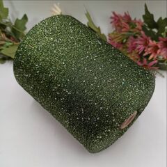Sequin Lurex люрекс с пайеткой 3000м/100гр 010 Еловый, пайетка галографическая