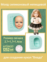 1252-М Молд силиконовый для создания кукол 