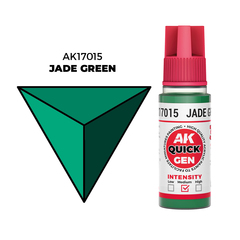 AK Interactive Jade Green Quick Gen - контрастная акриловая краска, 18 мл