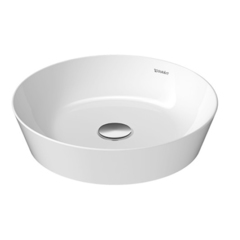Duravit Cape Cod 2328430000 Раковина накладная круглая d430 мм, без отверстия под смеситель, цвет внутри - белый, снаружи - белый фото