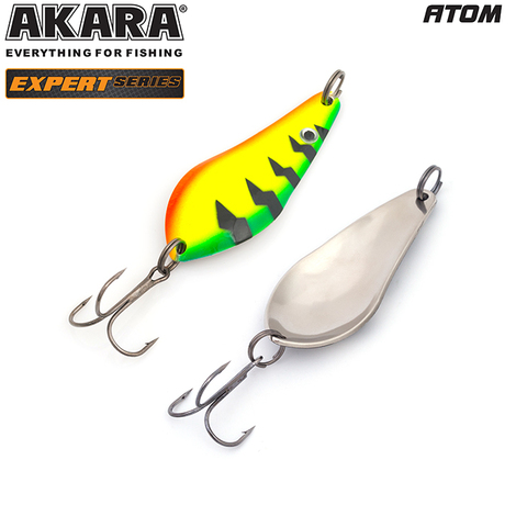 Блесна колеб. Akara Expert Атом 65 мм 14 гр. 8/SIL